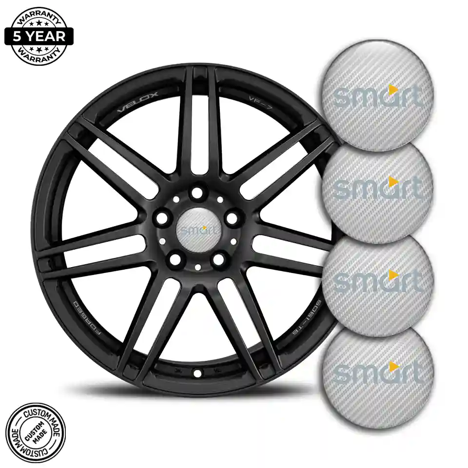 Mercedes Smart Logo Silicone Sticker Self-Adhesive Sleek Style