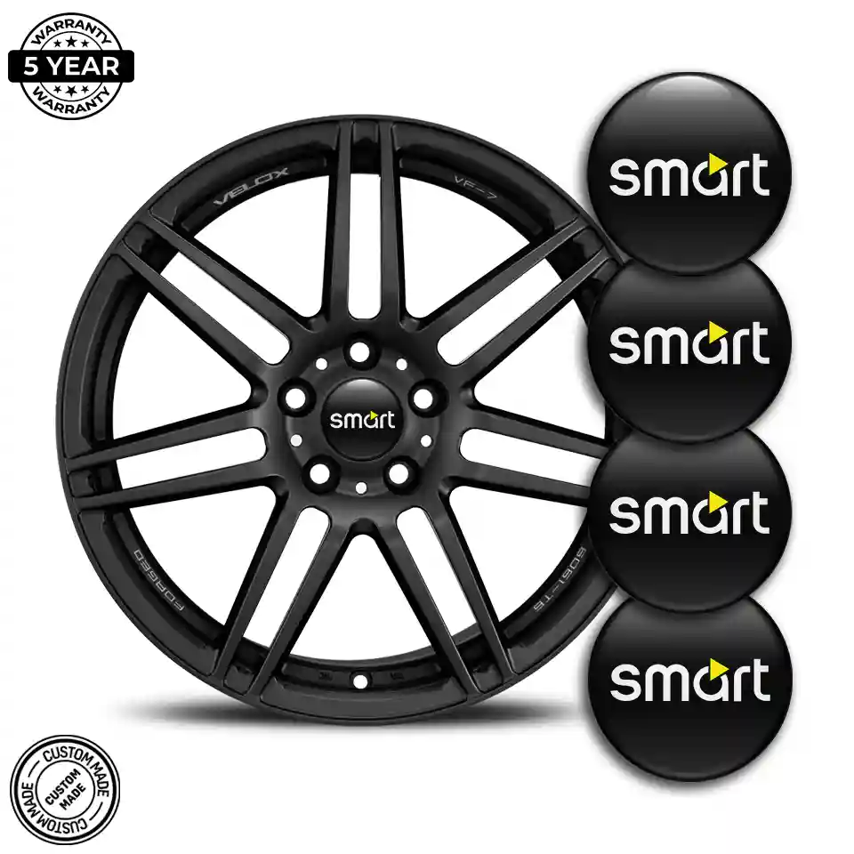 Mercedes Smart Silicone Emblem Self-Adhesive Elite Finish