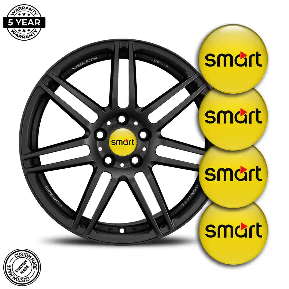 Mercedes Smart Silicone Sticker Self-Adhesive Refined Design