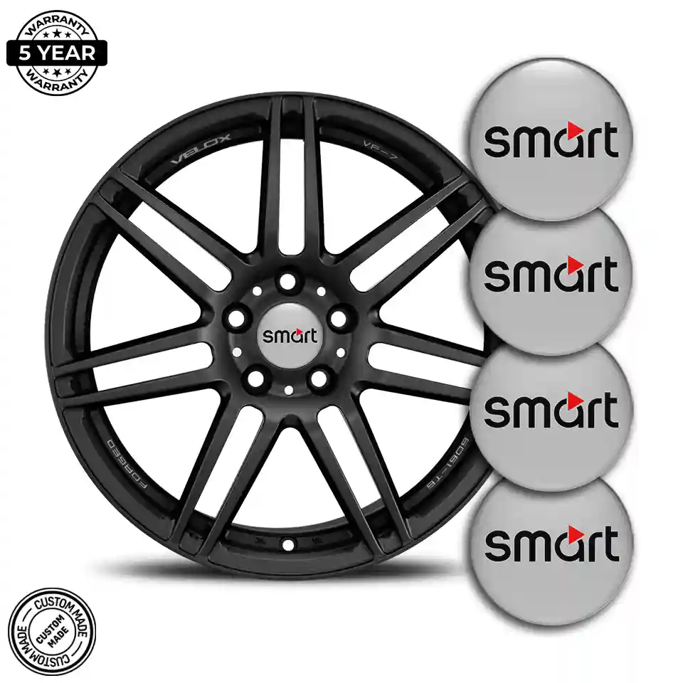 Mercedes Smart Wheel Emblems Elite Finish