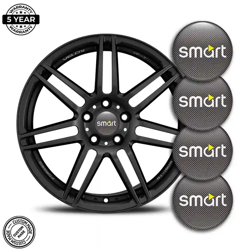 Mercedes Smart Wheel Emblems Refined Design