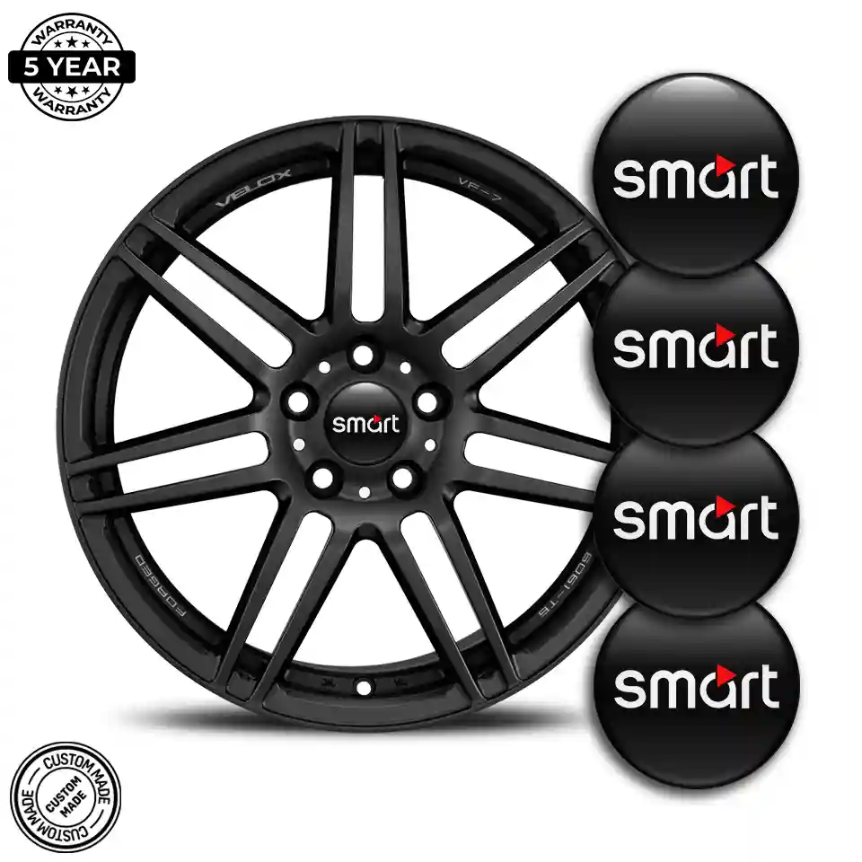 Mercedes Smart Wheel Emblems Sleek Style