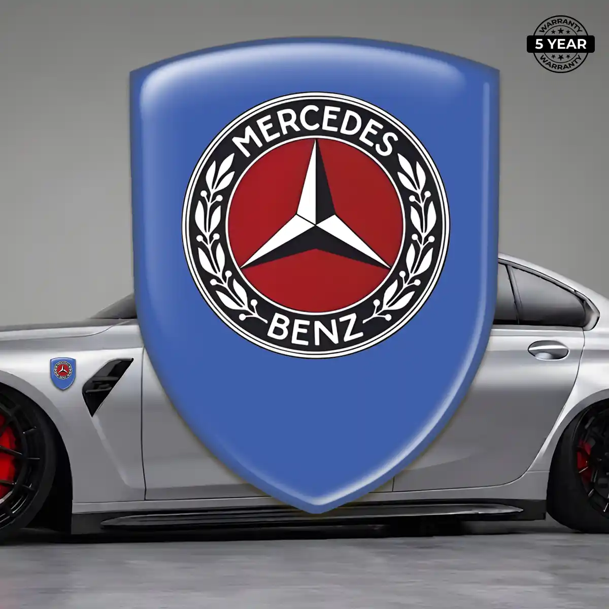 Mercedes Vehicle Logo Sticker Elite Finish