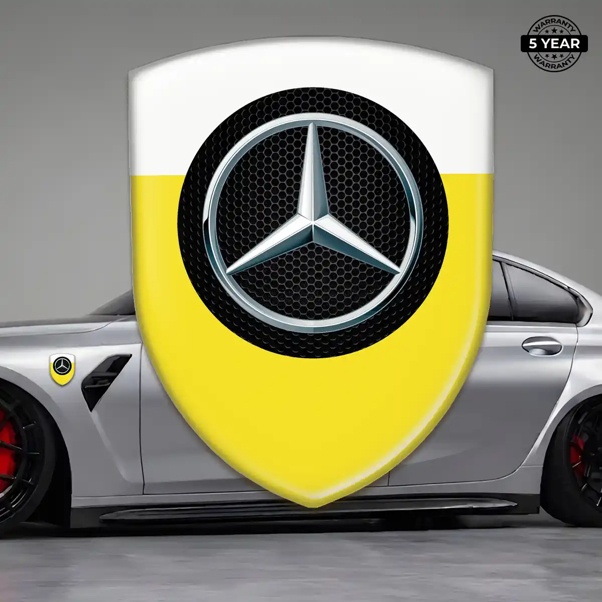 Mercedes Vehicle Logo Sticker Prime Quality