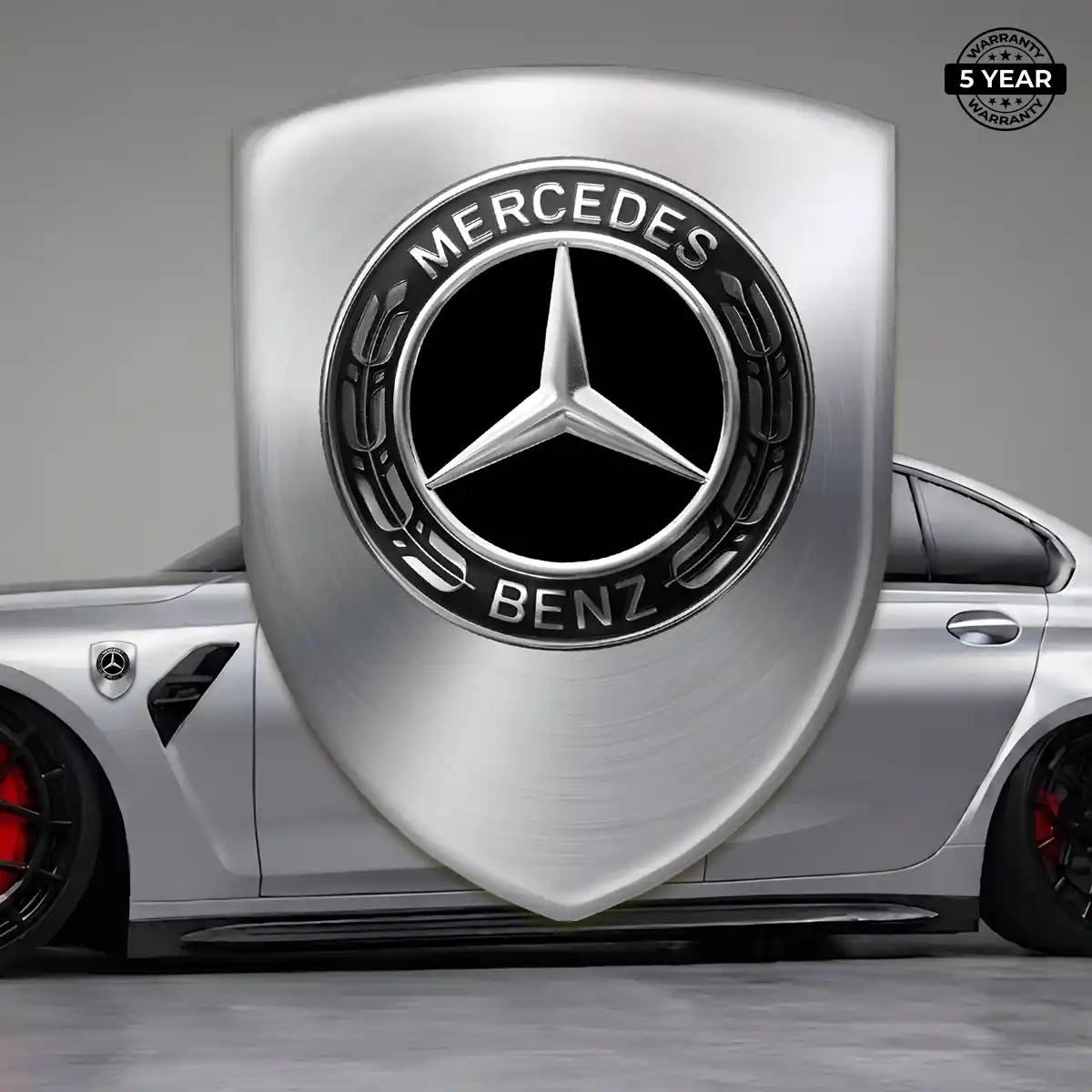 Mercedes Vehicle Logo Sticker Signature Grade