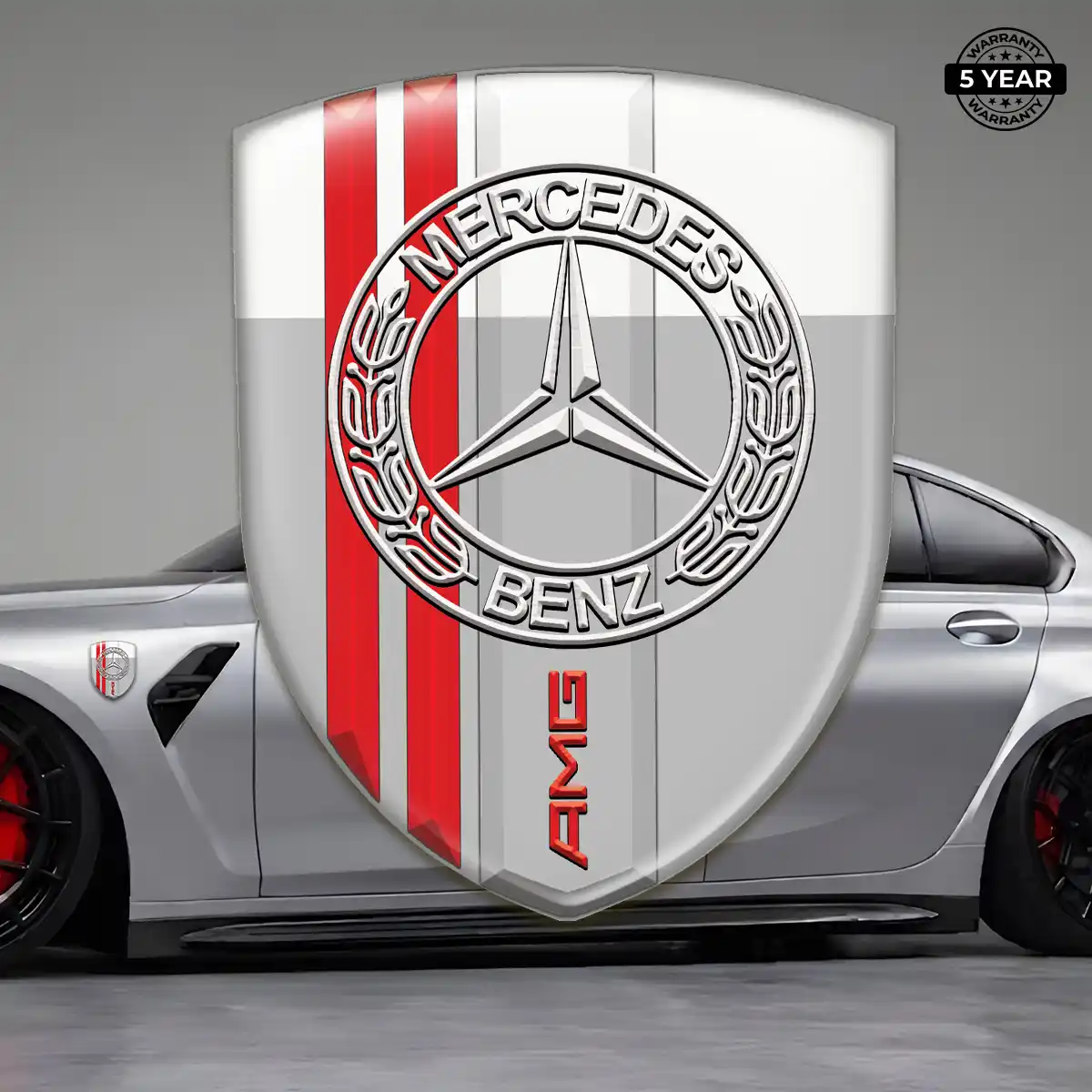 Mercedes Vehicle Logo Sticker Superior Craft