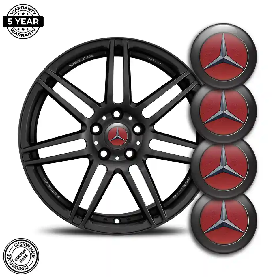 Mercedes Wheel Emblems Stylish Design