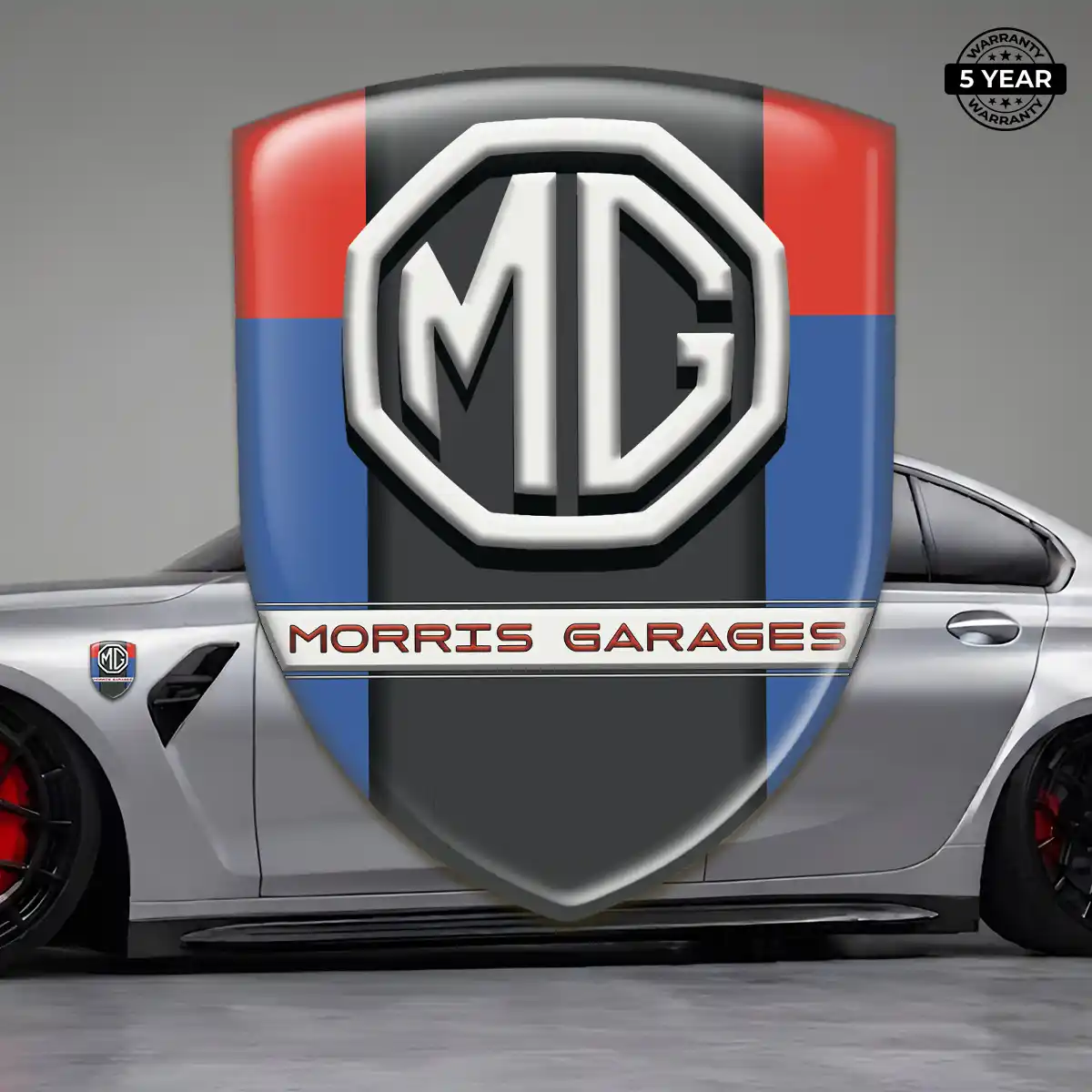 MG 3D Badge Sticker Cabin Style