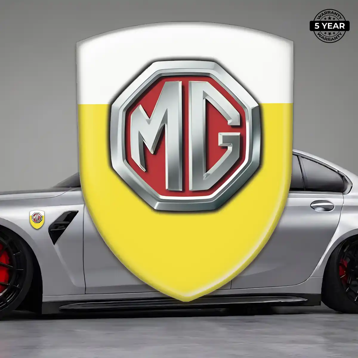MG 3D Badge Sticker Interior Luxe