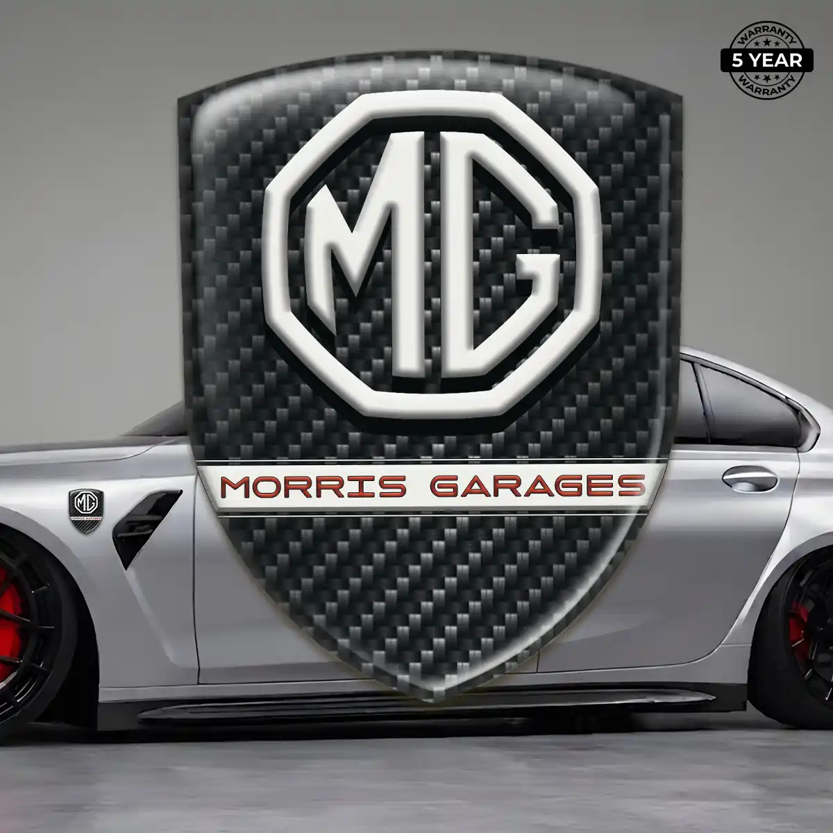 MG 3D Badge Sticker Outer Style