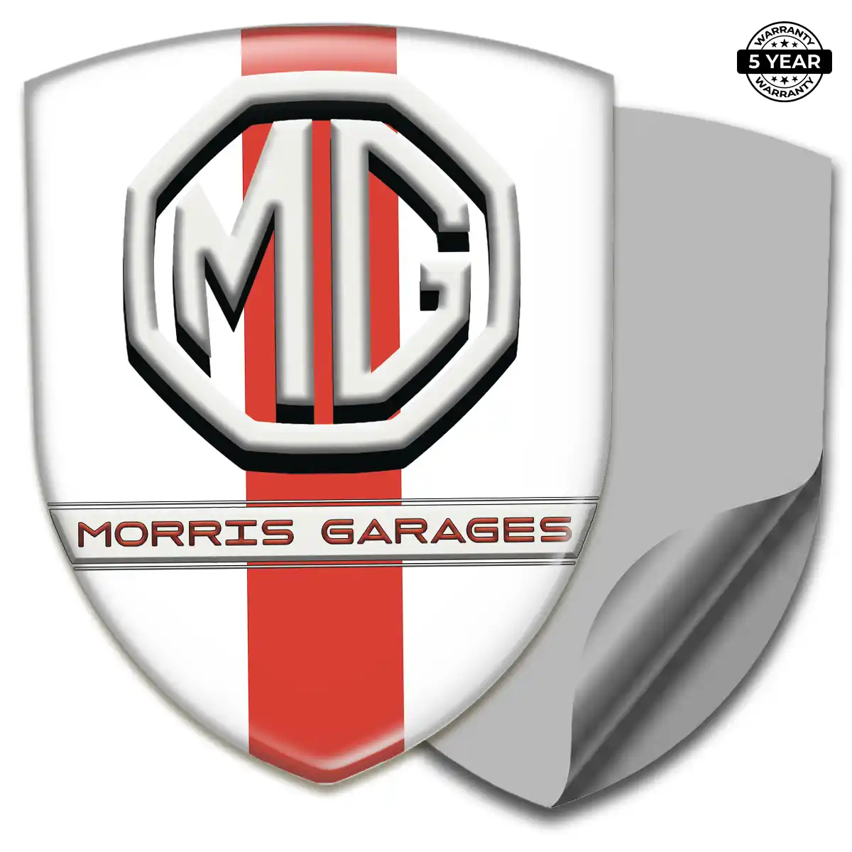 MG 3D Badge Sticker Refined Design