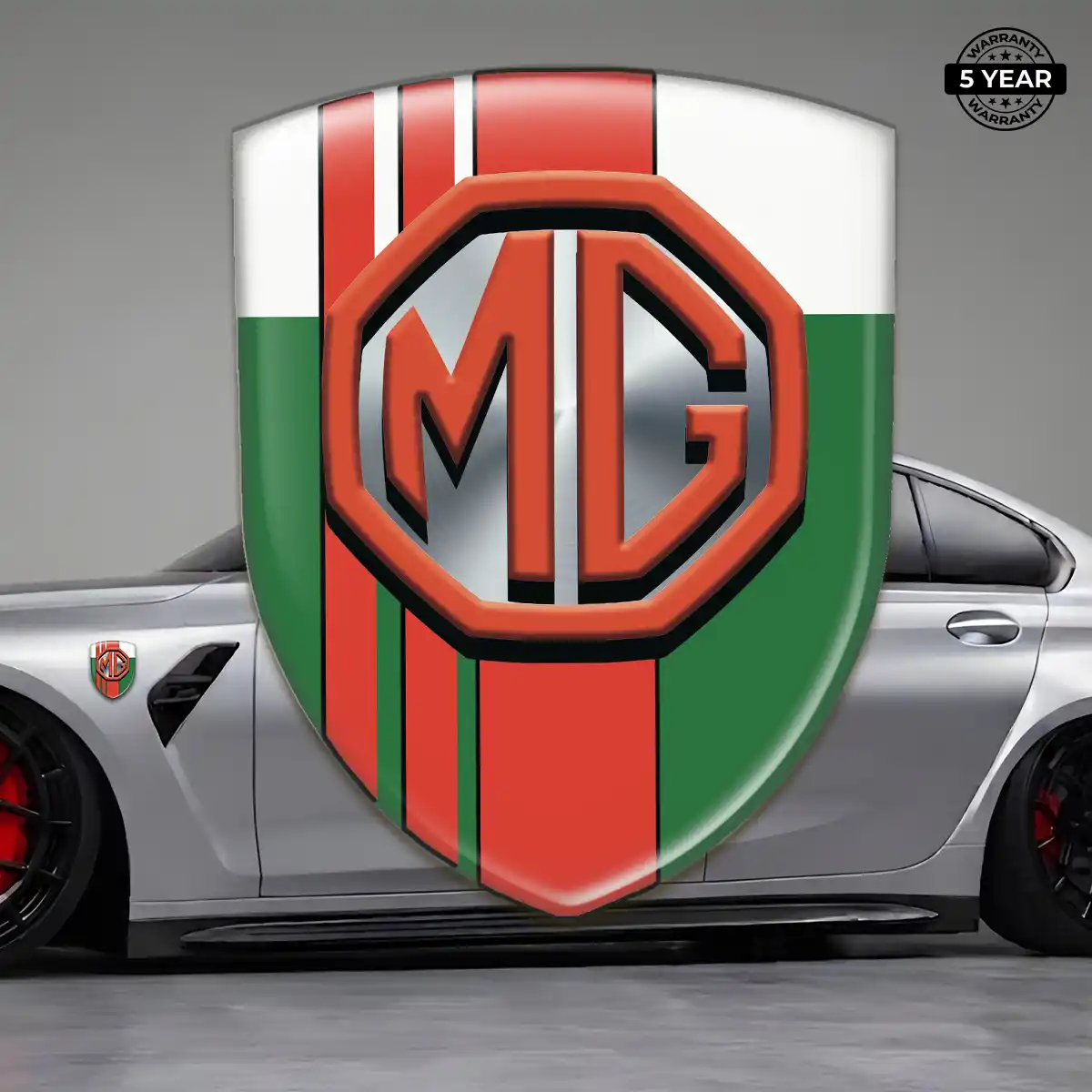 MG 3D Badge Sticker Resin Luxe