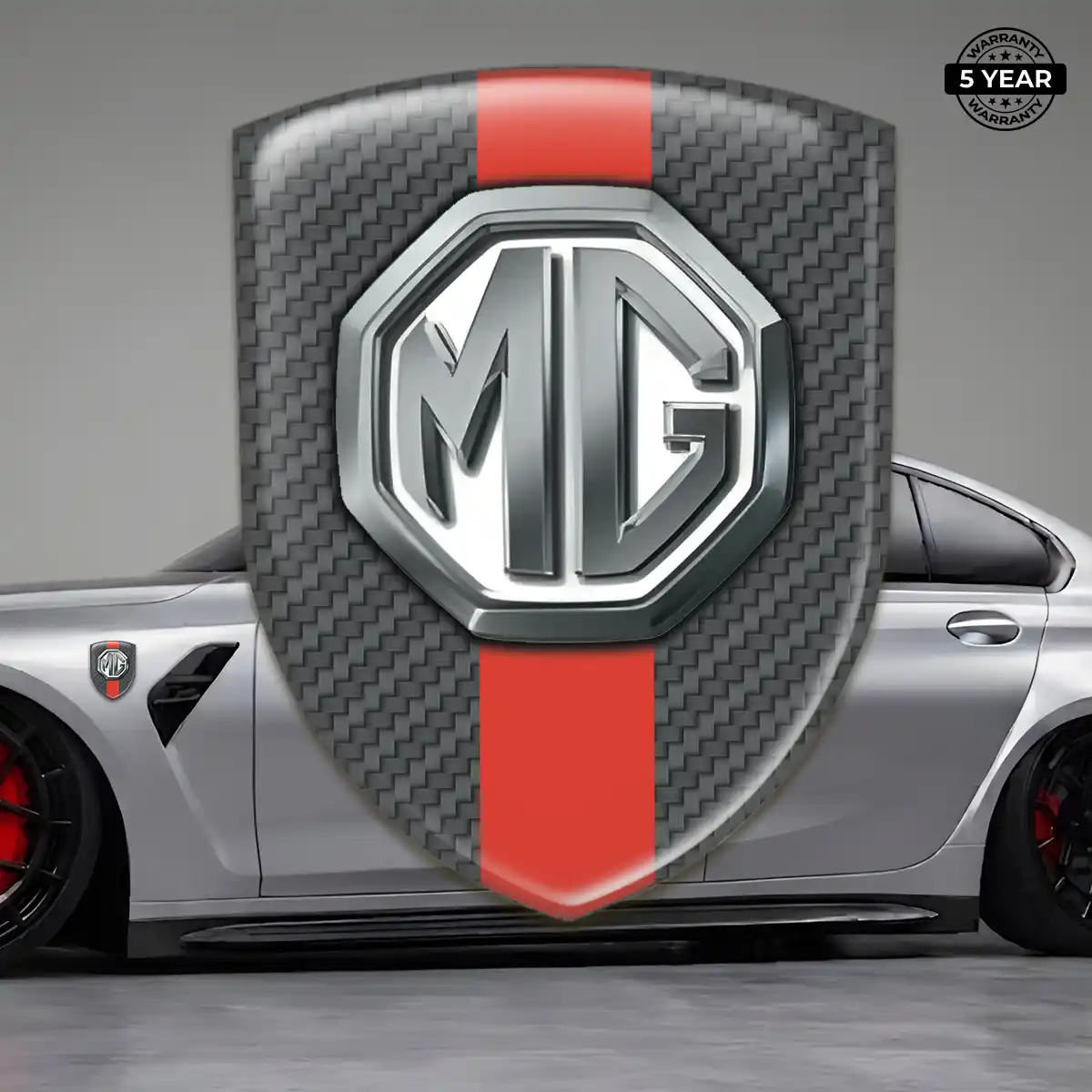 MG 3D Domed Sticker Exterior Luxe