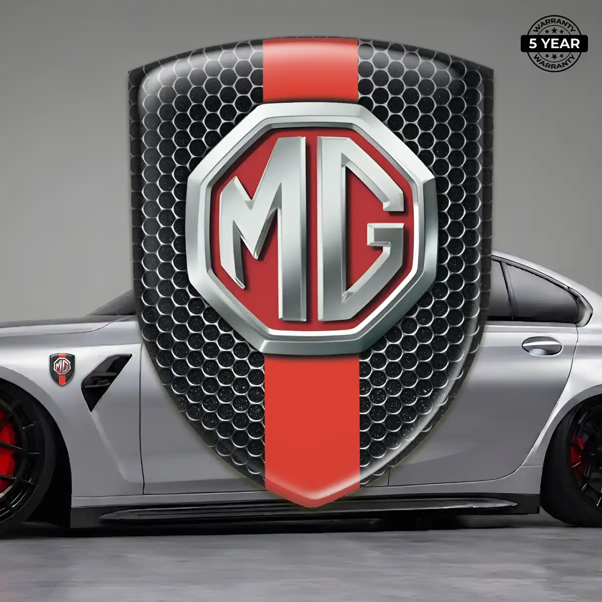 MG 3D Domed Sticker Interior Elegance