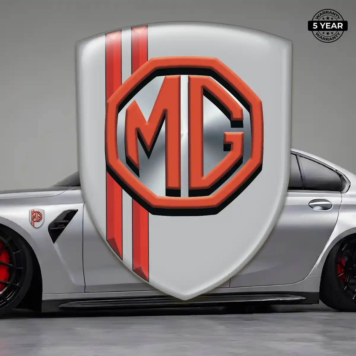 MG 3D Domed Sticker Interior Luxe