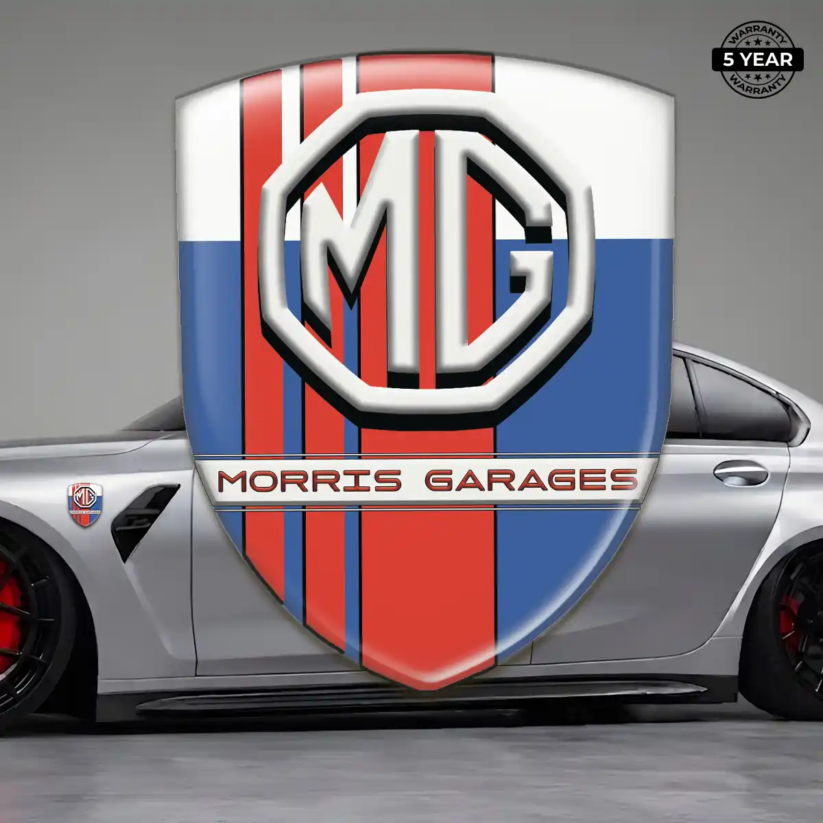 MG 3D Emblem Sticker Cabin Style