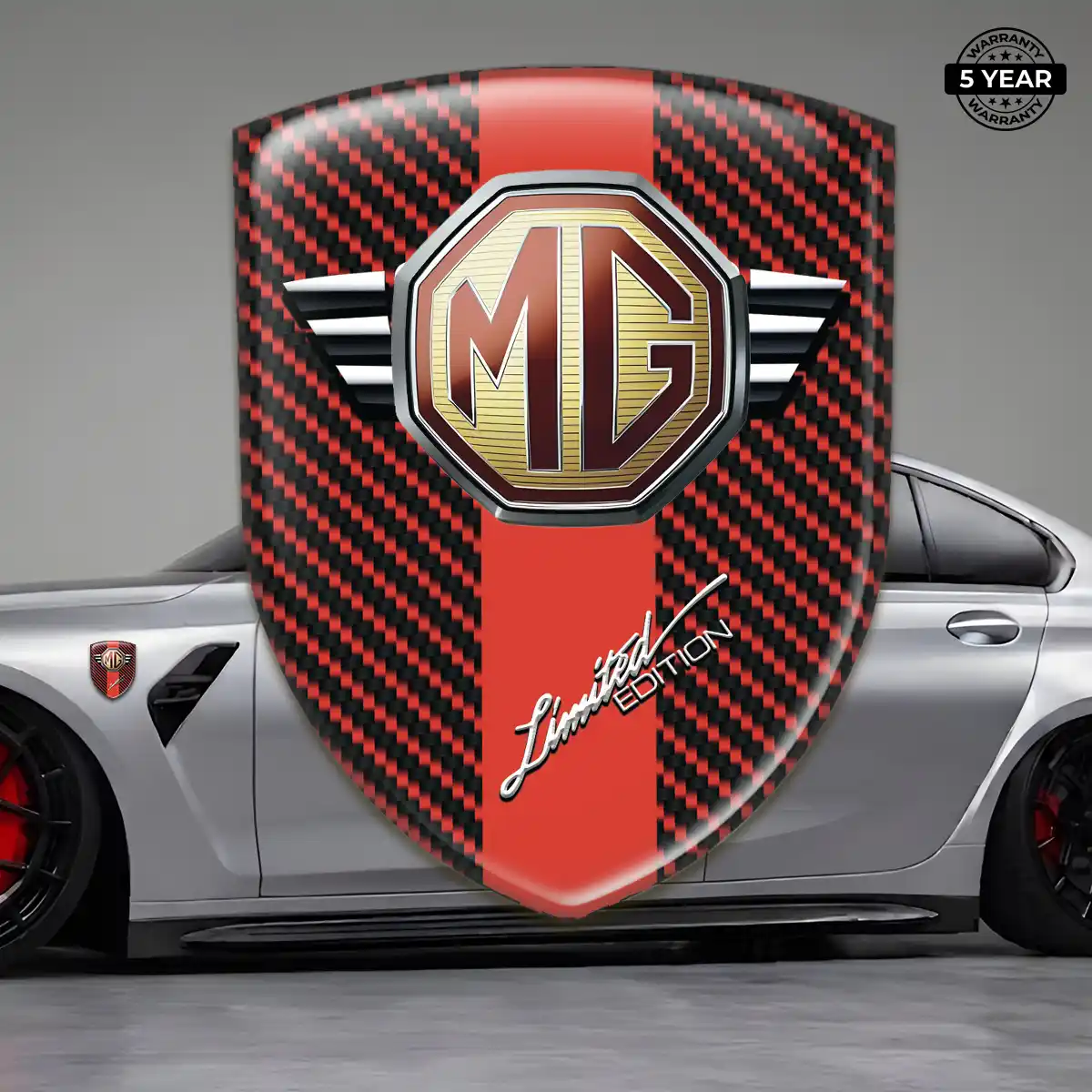 MG 3D Emblem Sticker Opulent Line