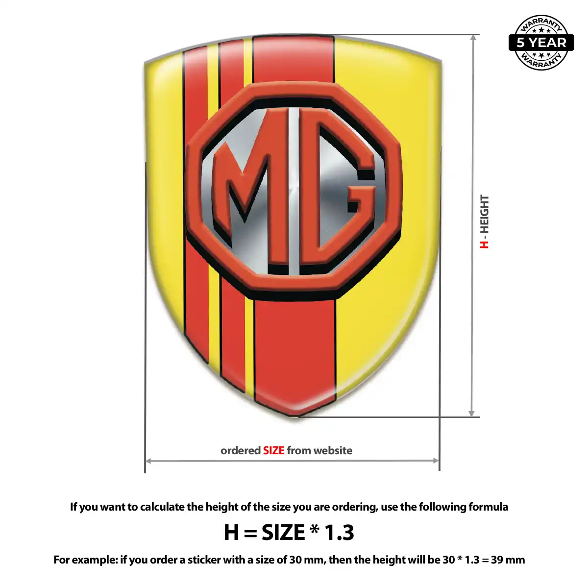 MG 3D Gel Sticker Noble Edition