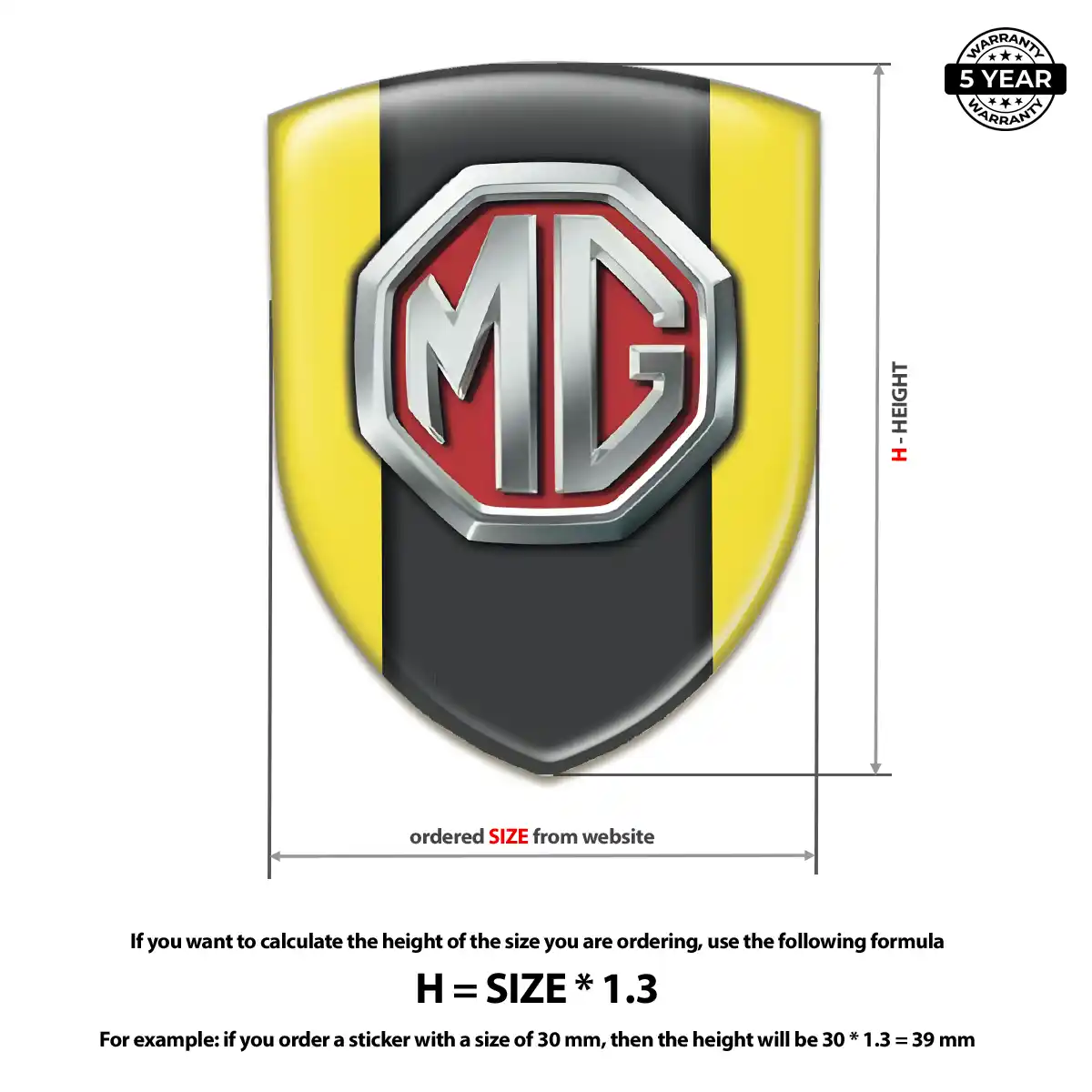 MG 3D Gel Sticker Prime Quality