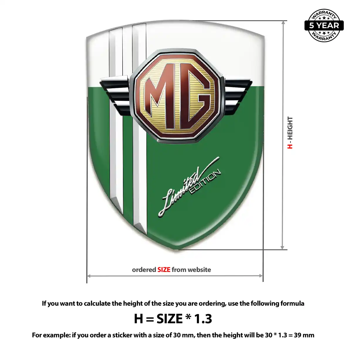 MG 3D Gel Sticker Refined Design