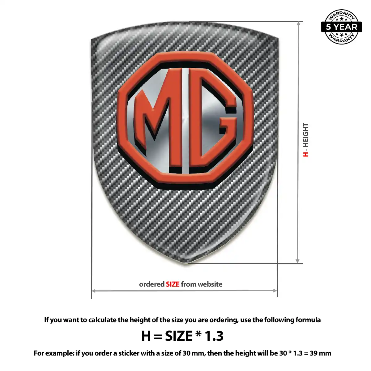 MG 3D Gel Sticker Resin Elite