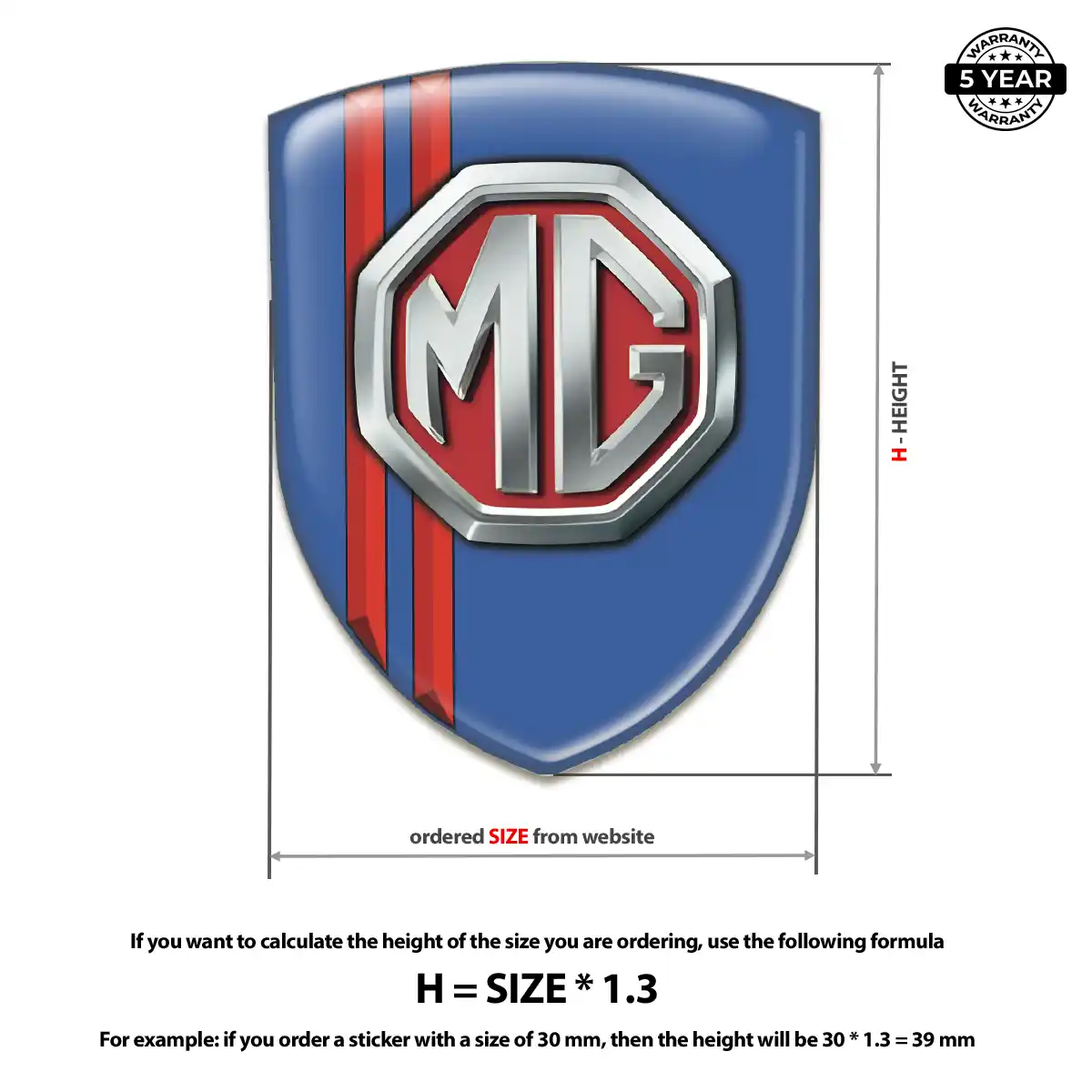 MG 3D Gel Sticker Superior Craft