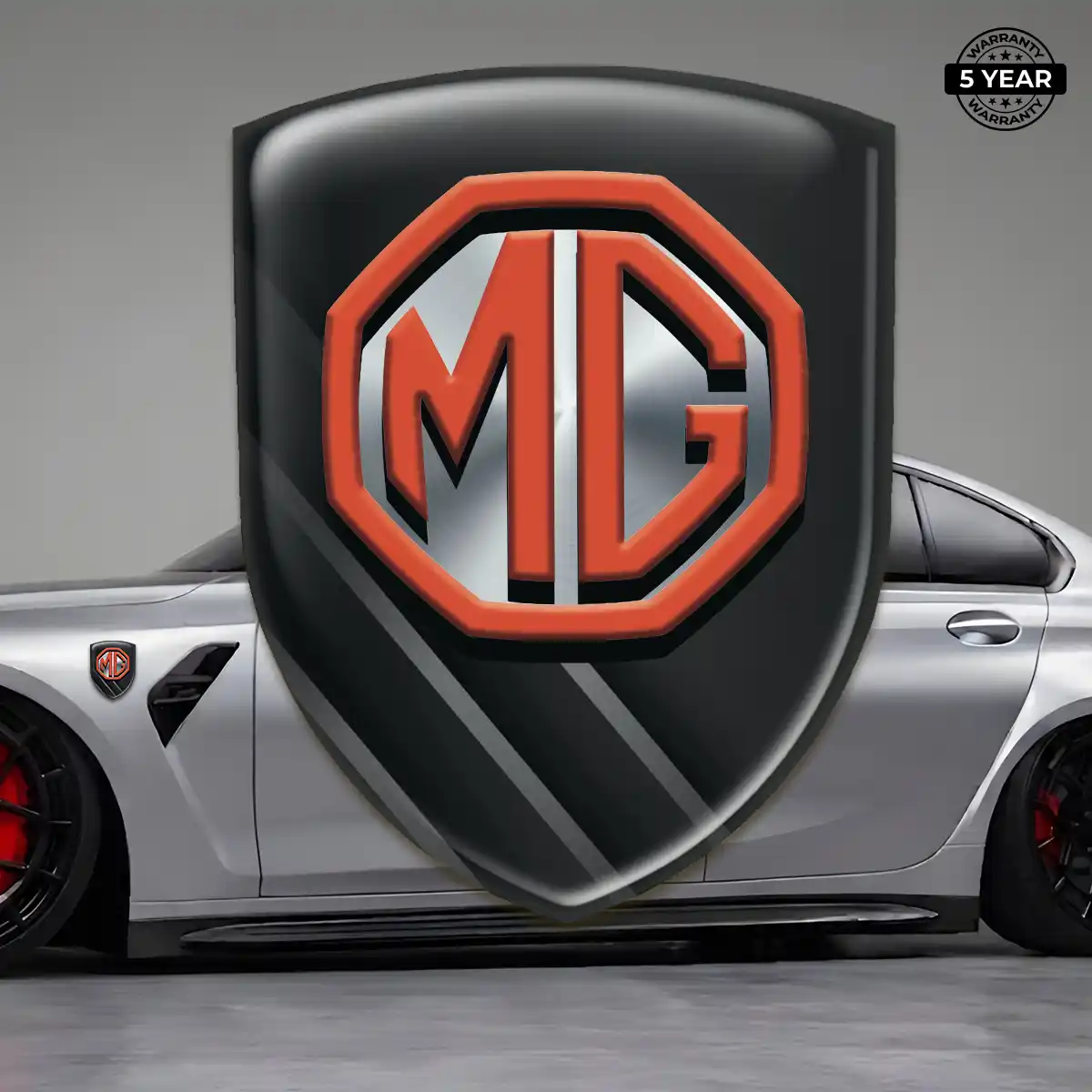 MG 3D Logo Sticker Cabin Style