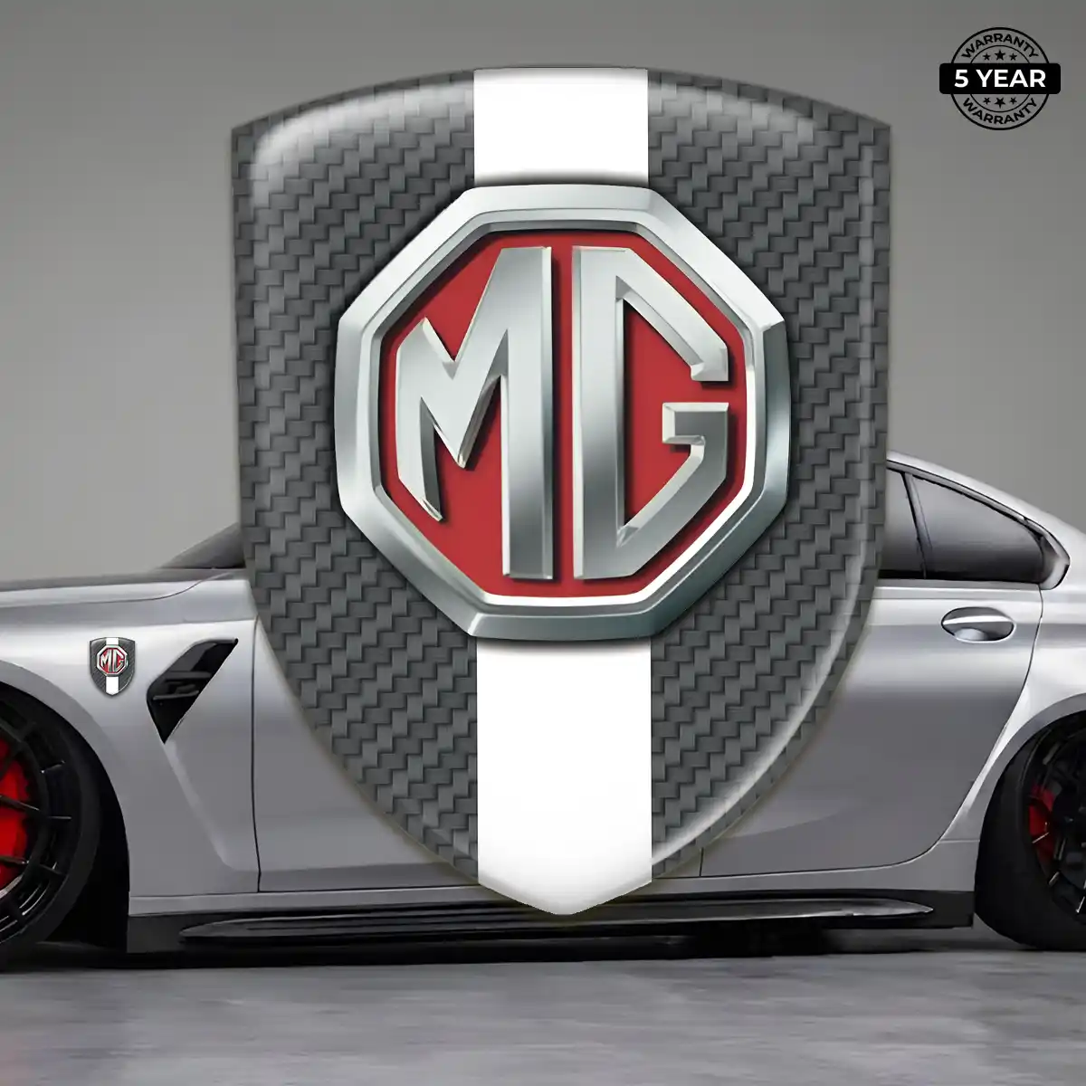 MG 3D Logo Sticker Interior Elegance