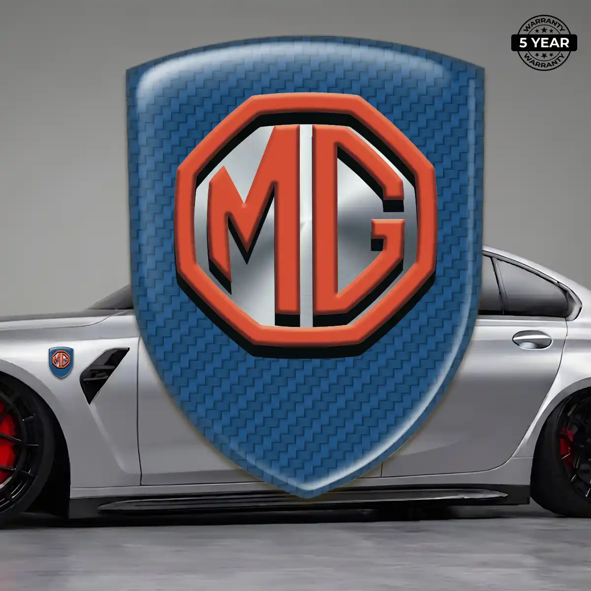 MG 3D Logo Sticker Noble Edition