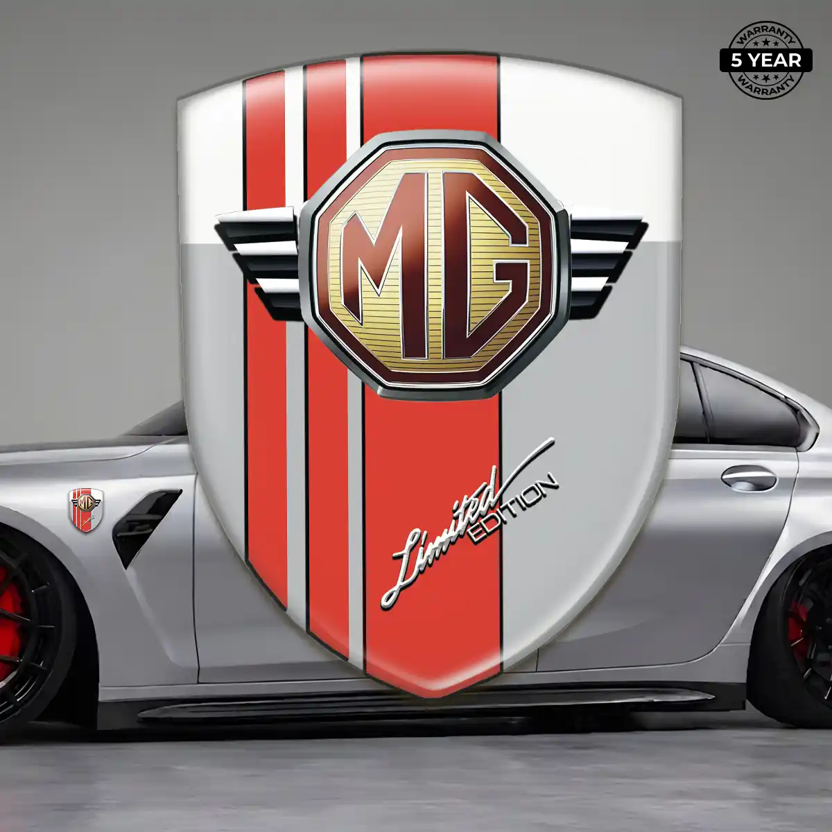 MG 3D Logo Sticker Outer Style