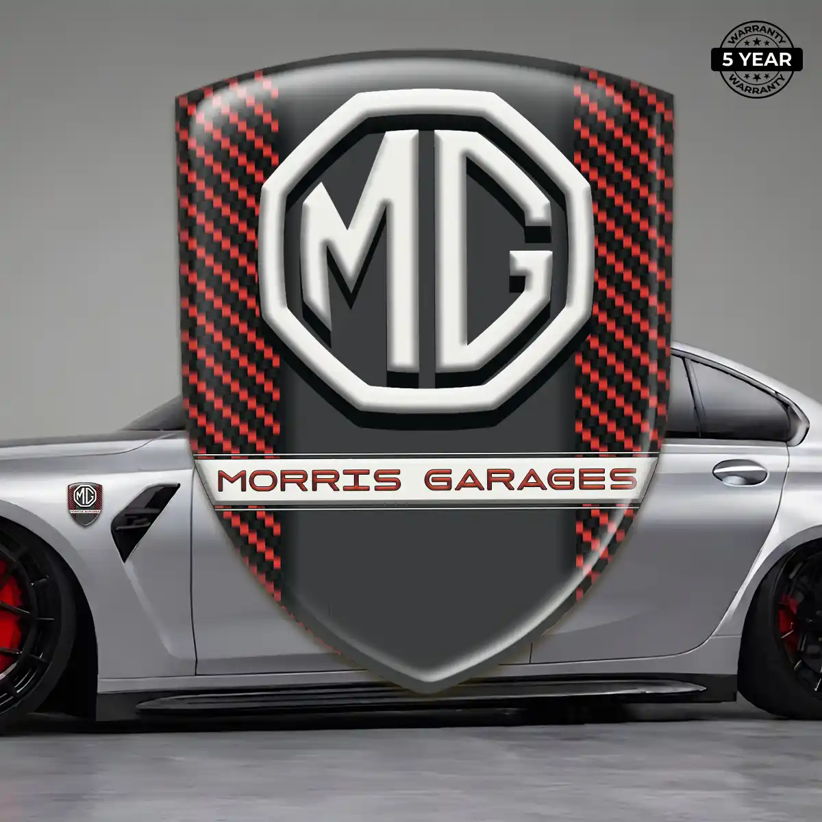 MG 3D Logo Sticker Prime Quality