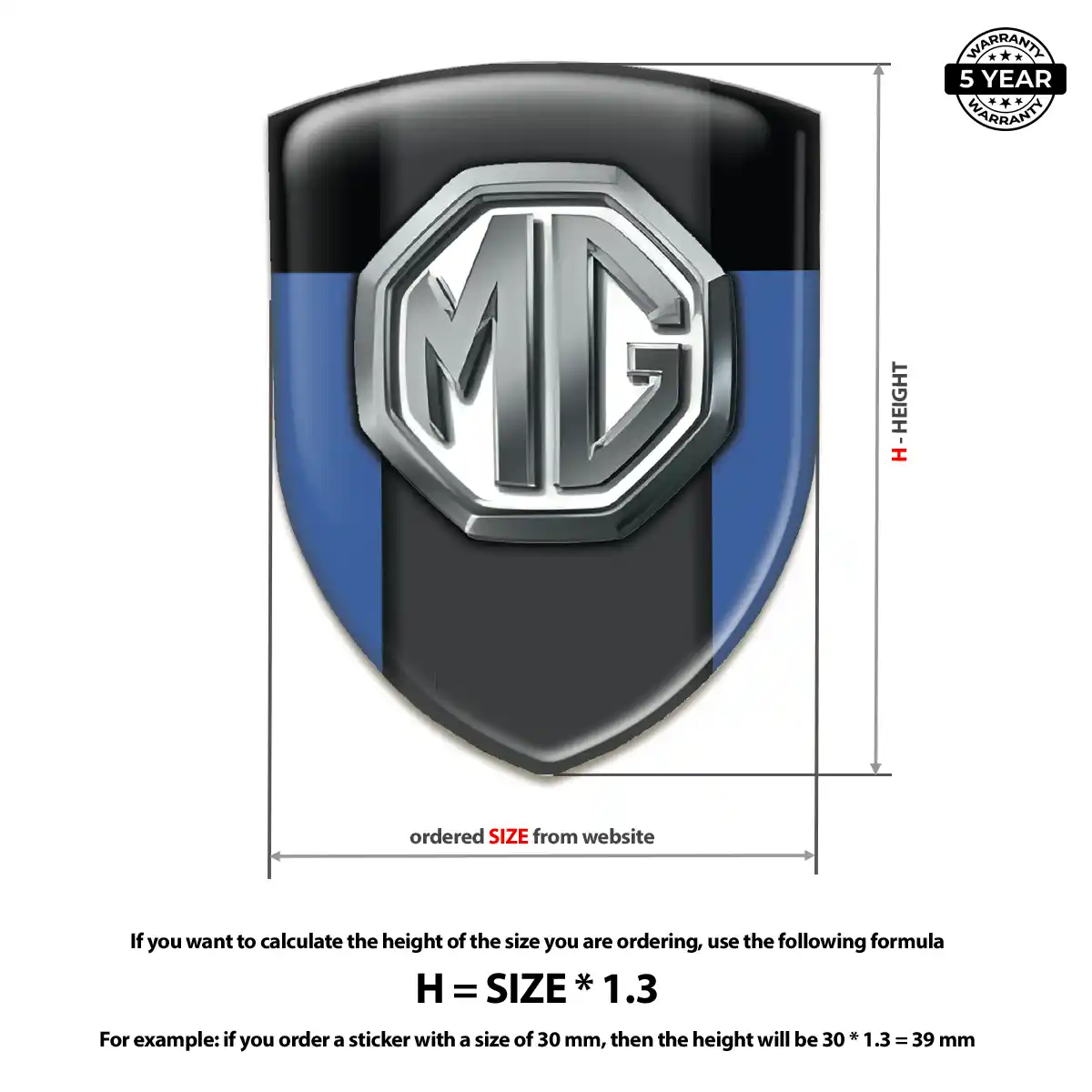 MG 3D Resin Sticker Exclusive Series