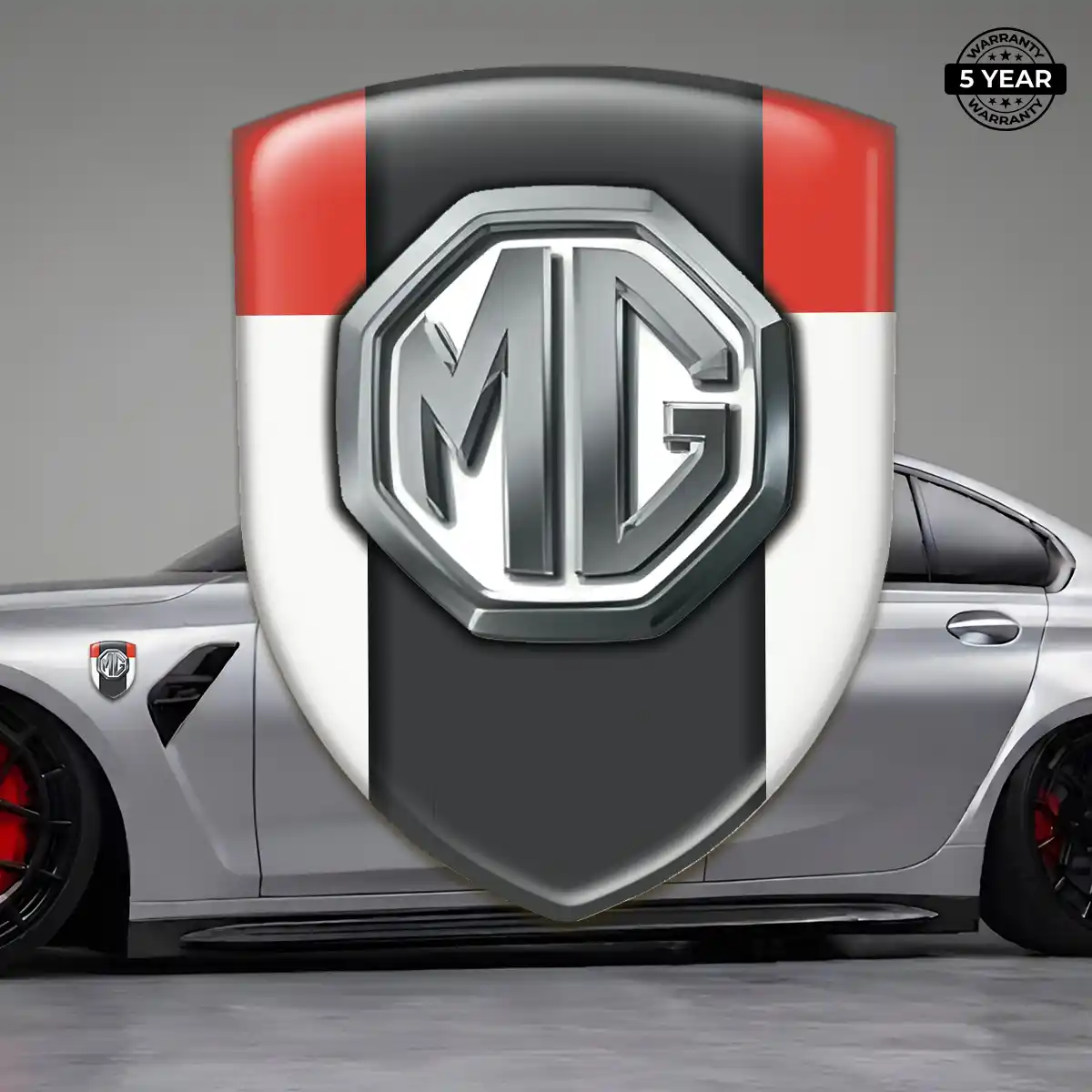 MG 3D Resin Sticker Exterior Luxe