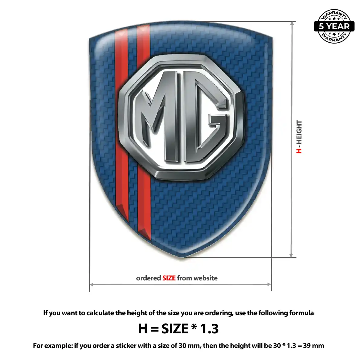 MG 3D Resin Sticker Prime Quality