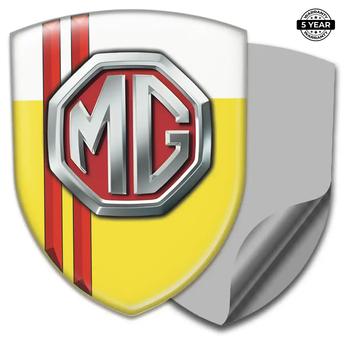 MG 3D Resin Sticker Sleek Style