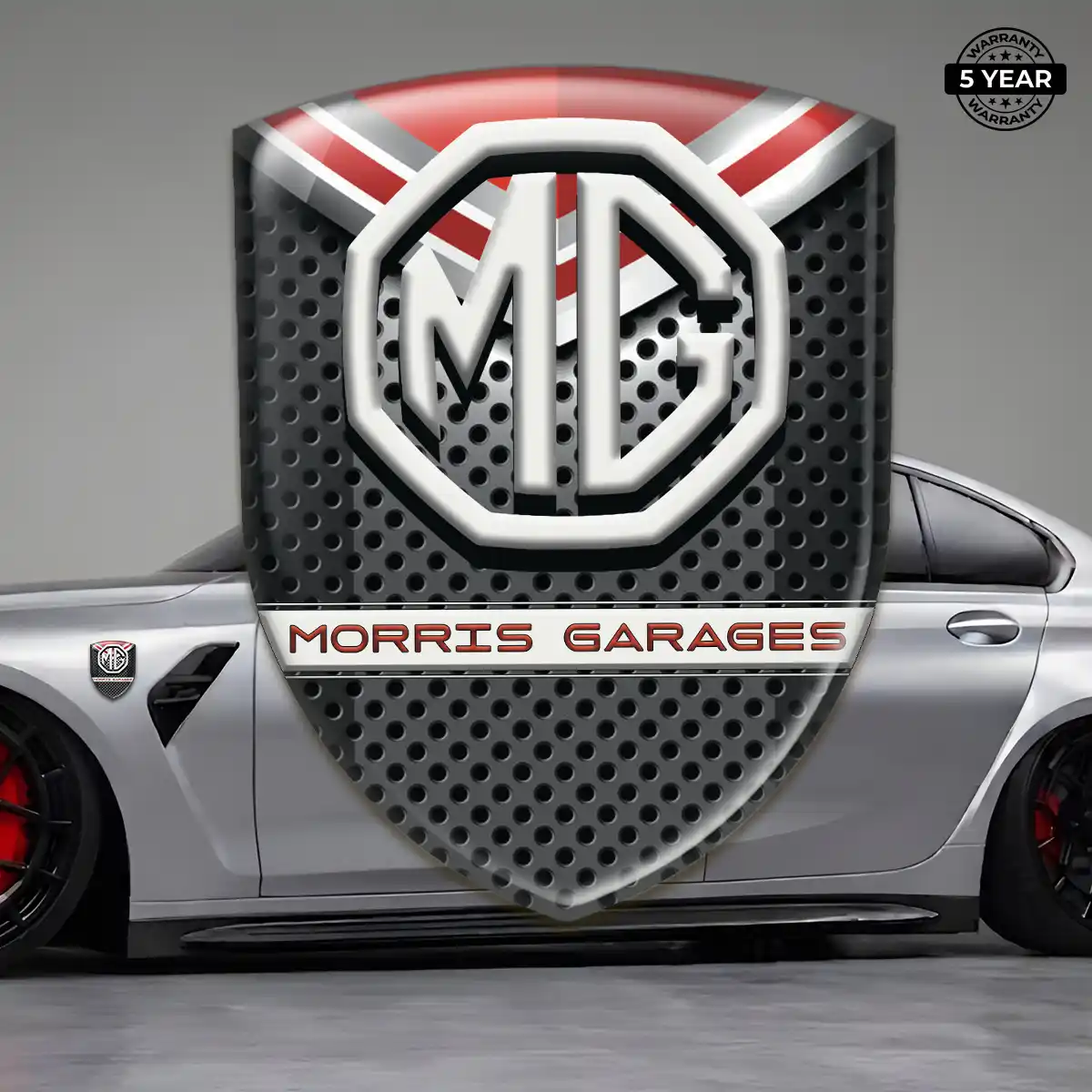 MG Automotive Emblem Sticker Cabin Style