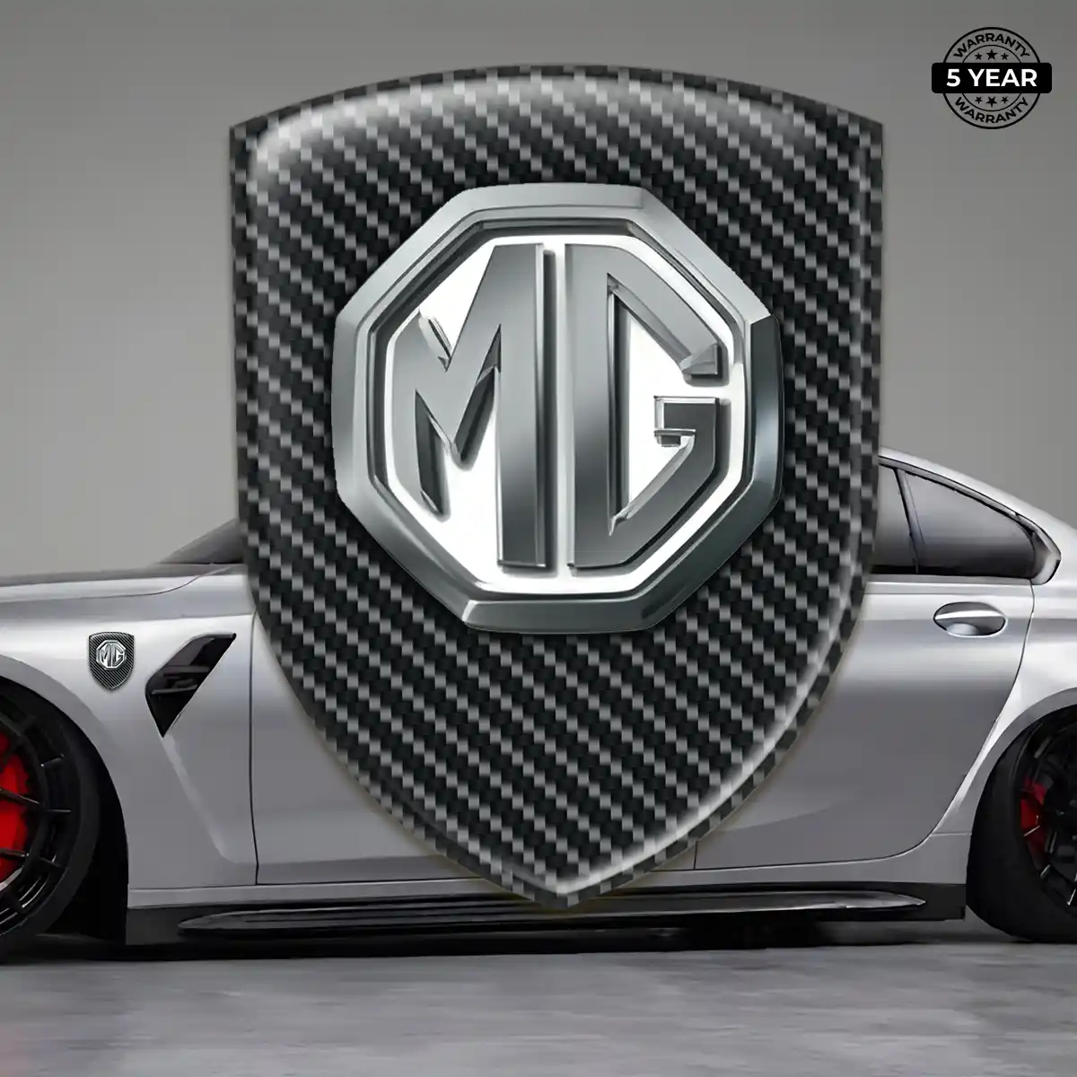MG Automotive Emblem Sticker Elite Finish
