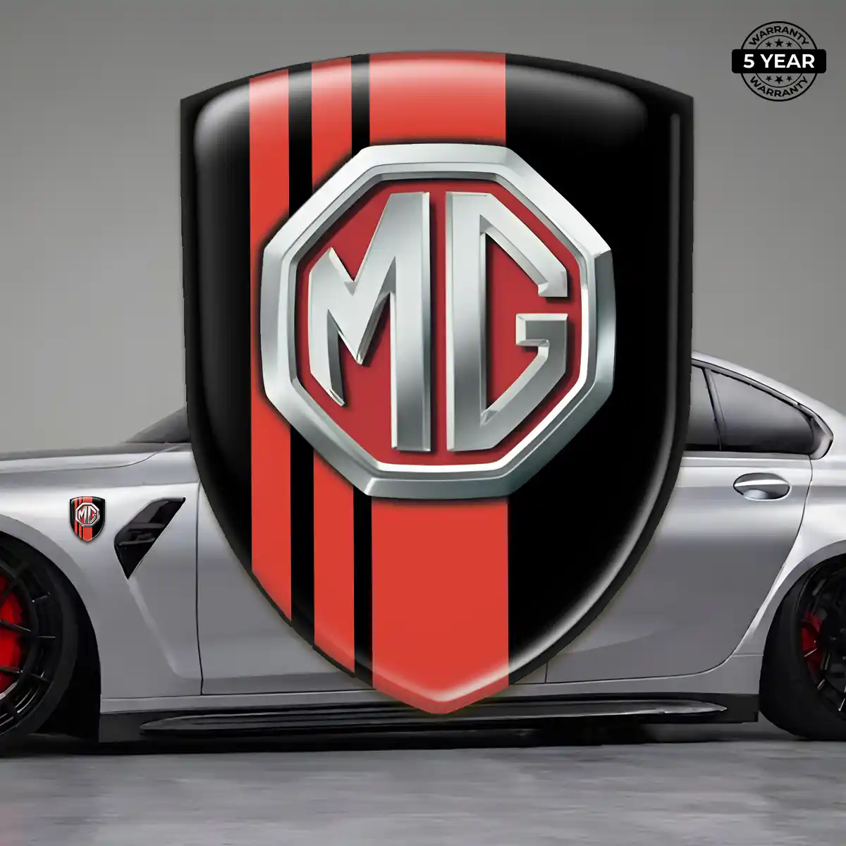 MG Automotive Emblem Sticker Interior Elegance