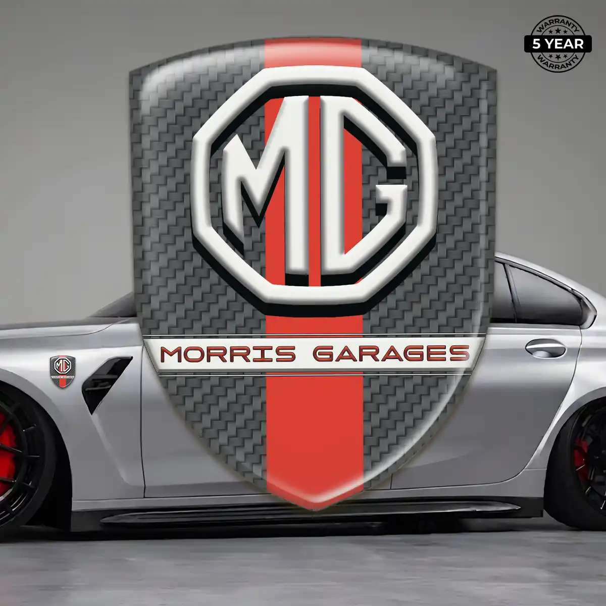 MG Automotive Emblem Sticker Prestige Line