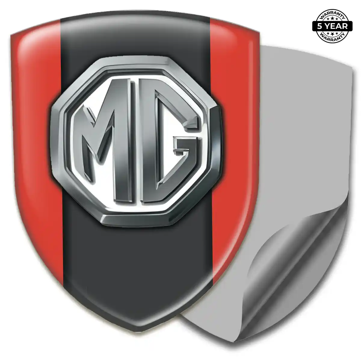 MG Automotive Emblem Sticker Refined Design
