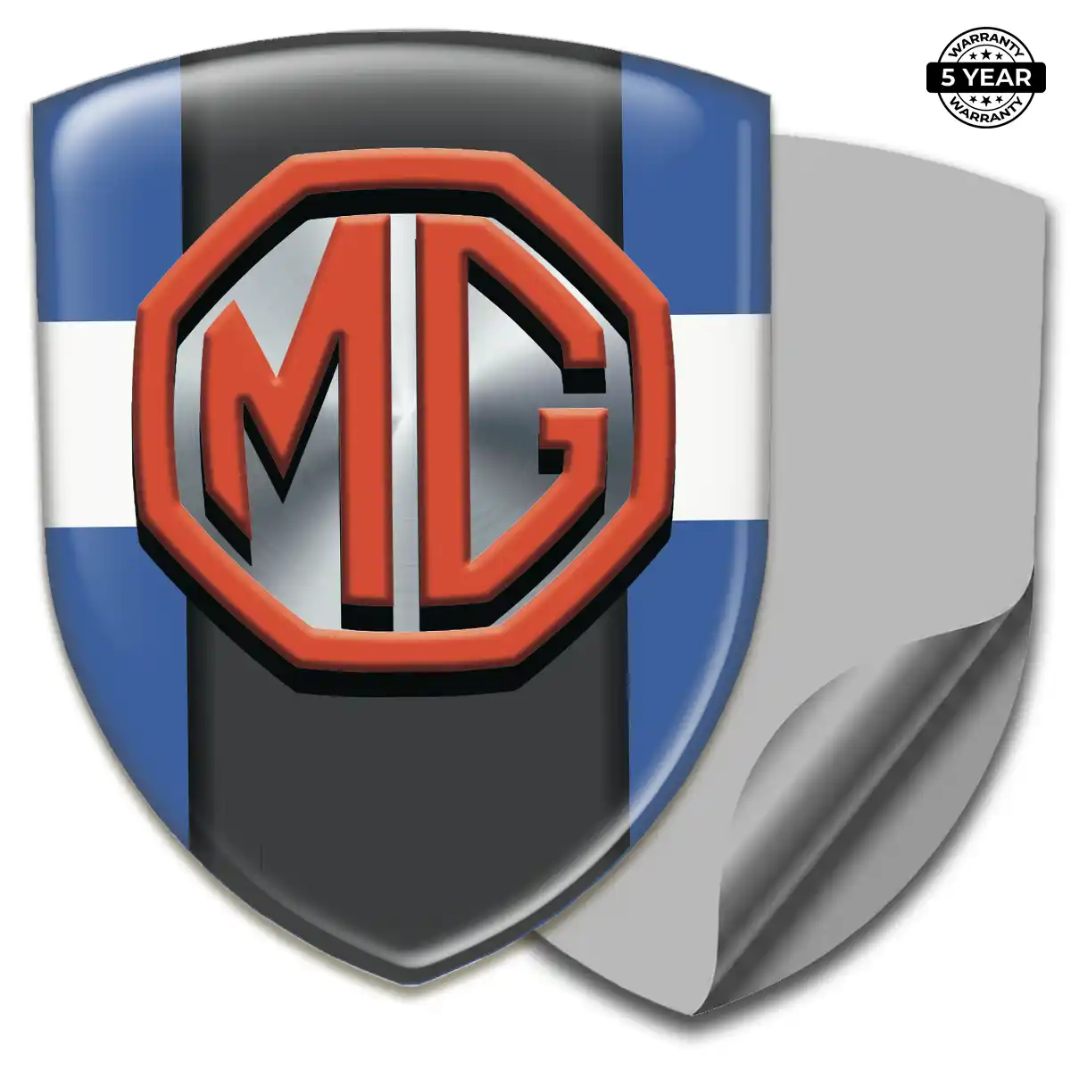 MG Automotive Emblem Sticker Resin Elite