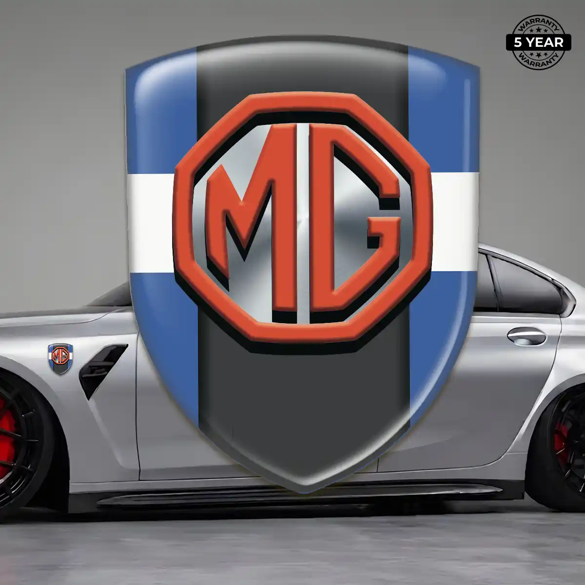 MG Automotive Emblem Sticker Resin Elite