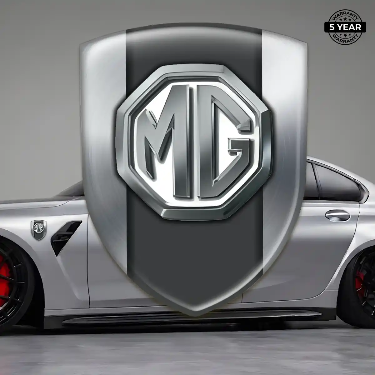 MG Automotive Emblem Sticker Sleek Style