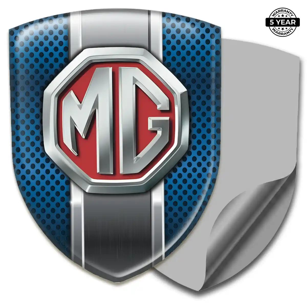 MG Automotive Logo Sticker Resin Luxe