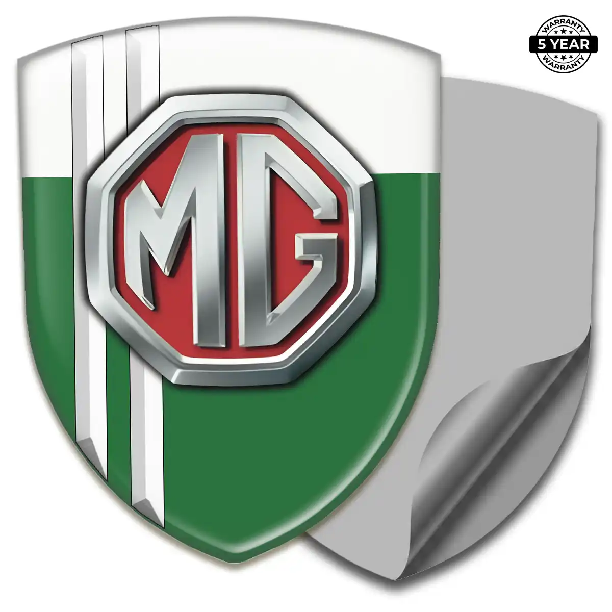 MG Automotive Logo Sticker Sleek Style