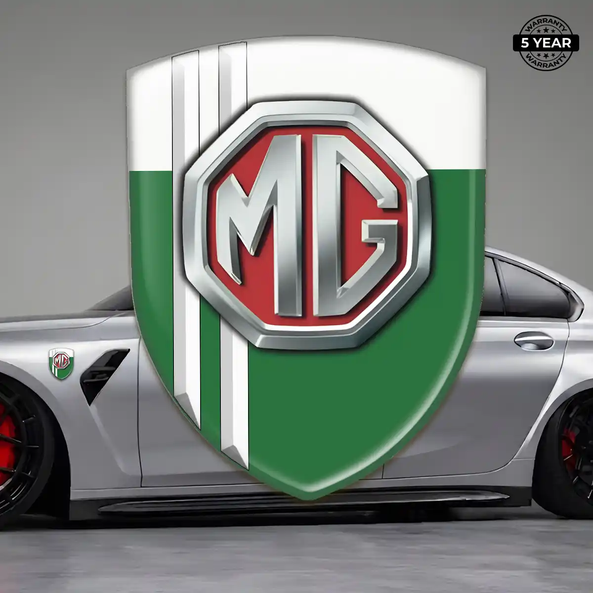 MG Automotive Logo Sticker Sleek Style