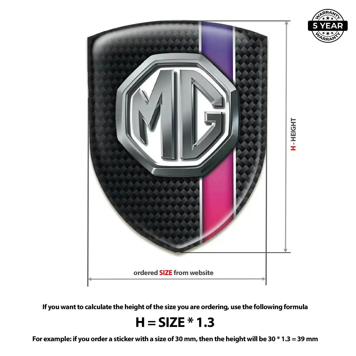 MG Automotive Resin Decal Deluxe Edition