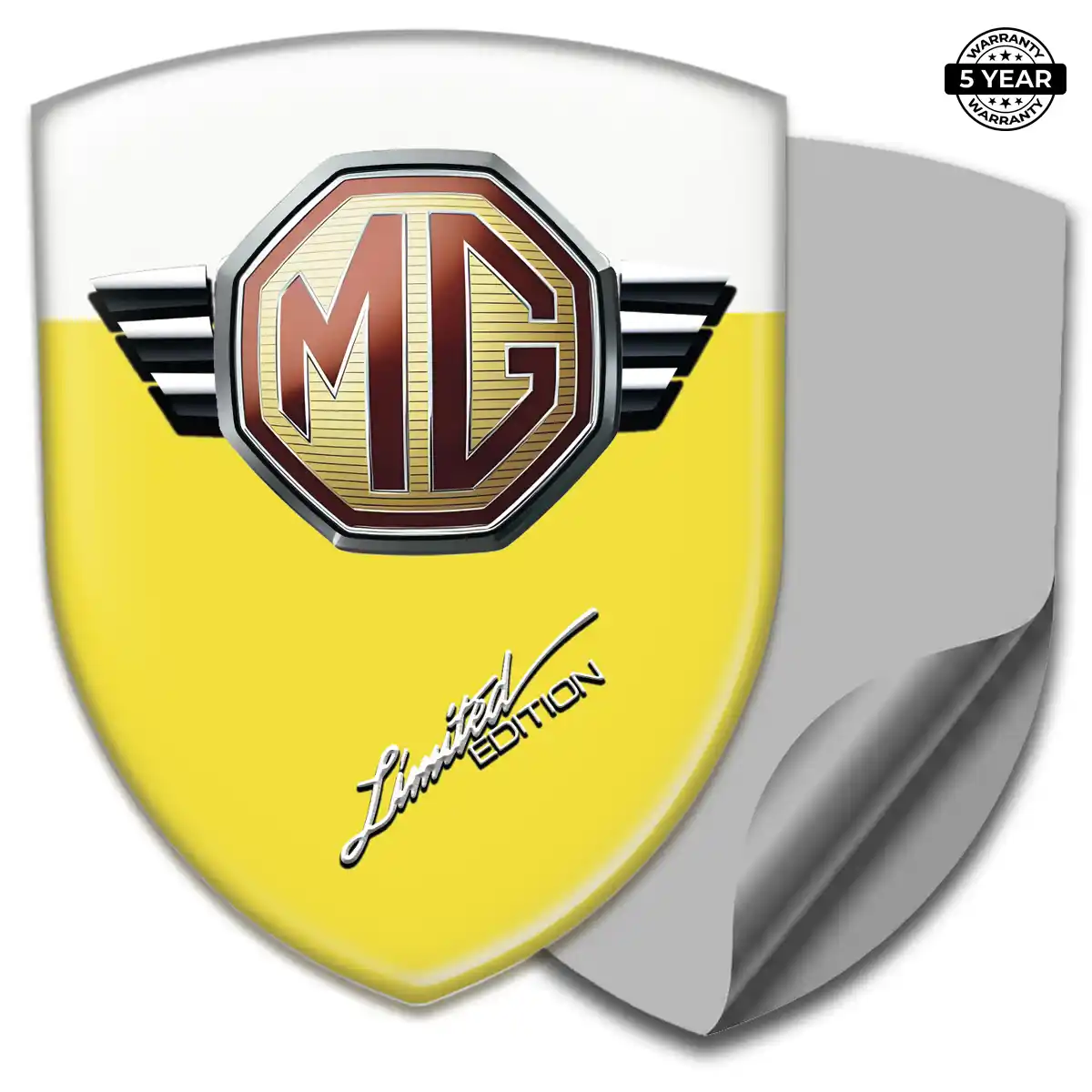 MG Automotive Resin Decal Sleek Style