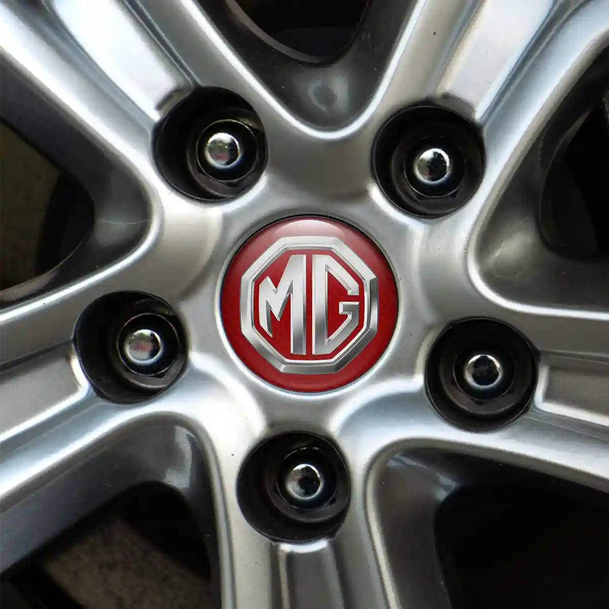MG Badge Emblems Center Cap Refined Design