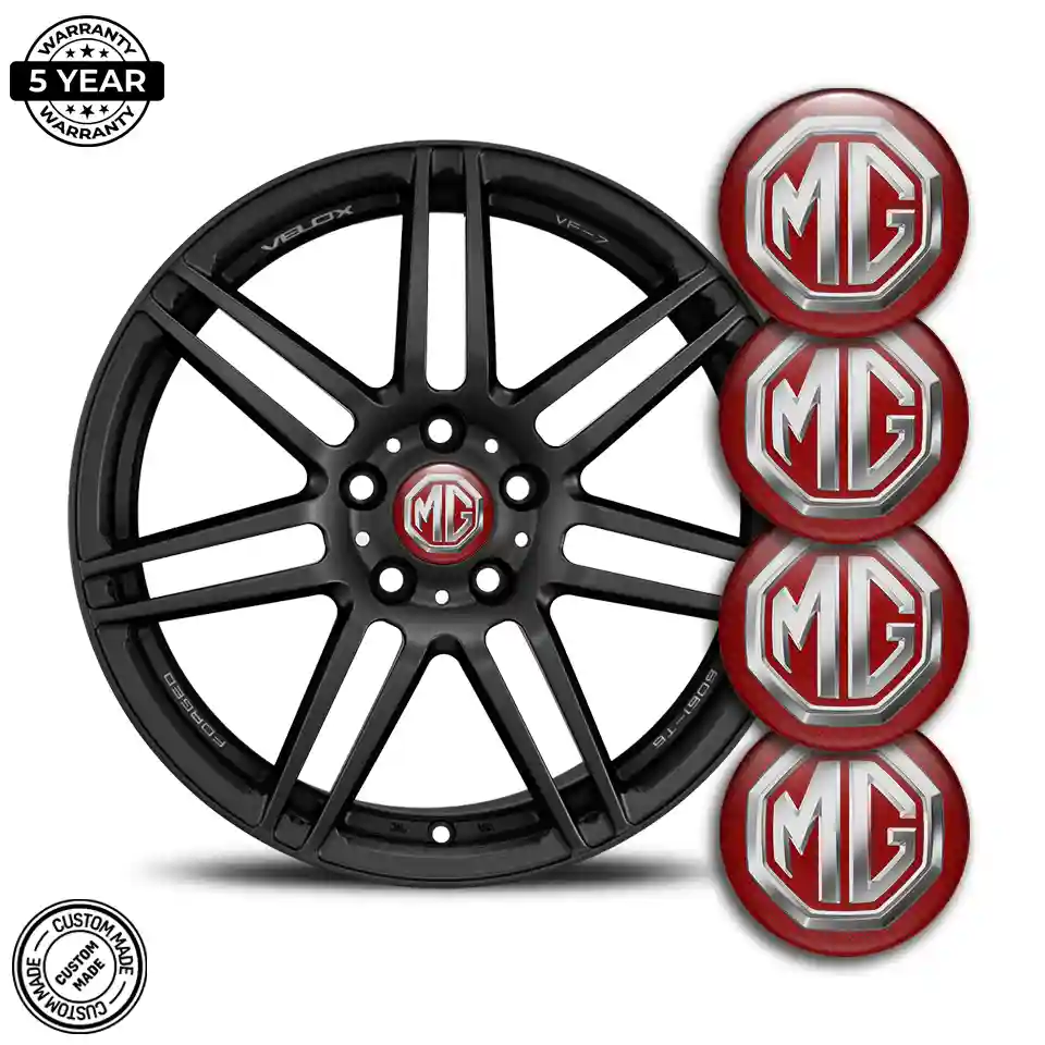 MG Badge Emblems Center Cap Refined Design